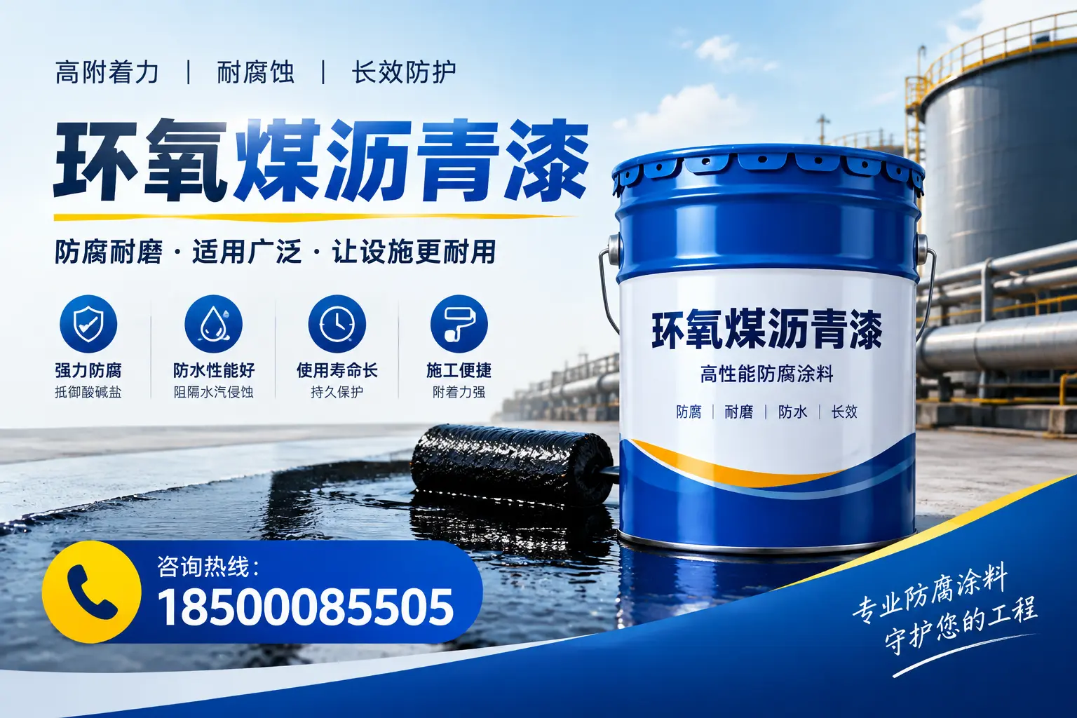 环氧煤沥青漆与其他涂料的对比分析，助力长治企业决策